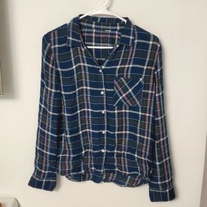 Plaid button up